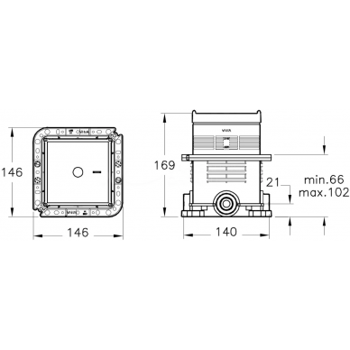 Душевая система Vitra Origin (A49266EXP) скрытого монтажа (хром) 7