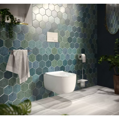 Инсталляция для подвесного унитаза Berges Novum (040214) смывная клавиша L4 Soft Touch белая 5