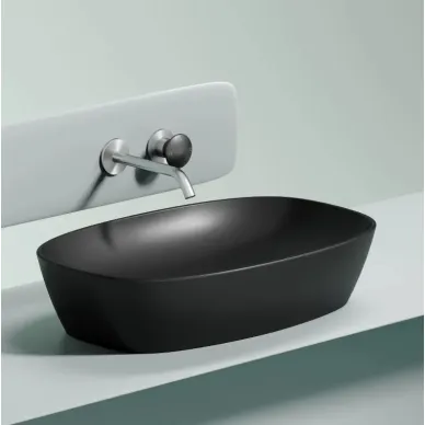 Раковина накладная Ceramicanova Element (CN6049MB) (60 см) черная матовая 5