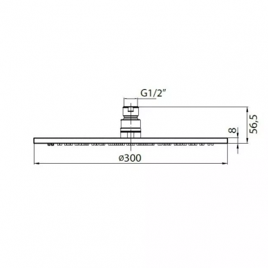 Верхний душ Cezares Articoli Vari (CZR-H-SPIC-30) 1