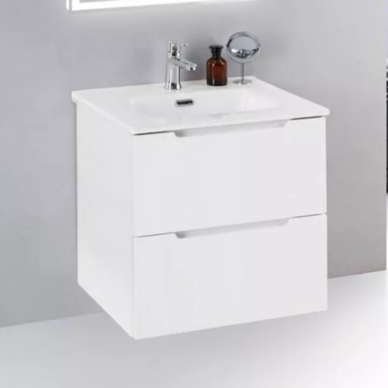 Тумба для ванной Belbagno Etna 39 (ETNA39-500/390-2C-SO-BL-P) Bianco Lucido 5