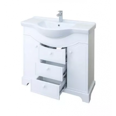 Тумба для ванной Aquaton Элен 95 (1A218501EN010) белый 5