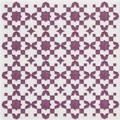 WW61M3 Lilac On White Wonder 3 20x20 0