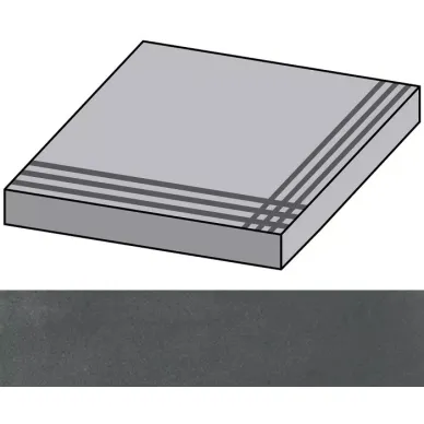 Encaustic Black Natural Gradone Ang 29.75x29.75 0