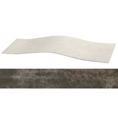 Nanocorten Titanium Lappato Curve-15 14.75x59 0