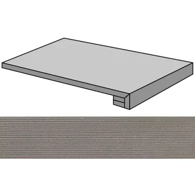 Otta Gris Corrugato Gradone Rec-30 29.75x59.55 0