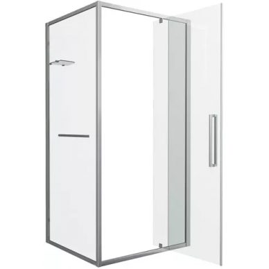 Душевой уголок Bravat Line (BS090.2116A) 90x90 см, профиль хром/стекло прозрачное 7