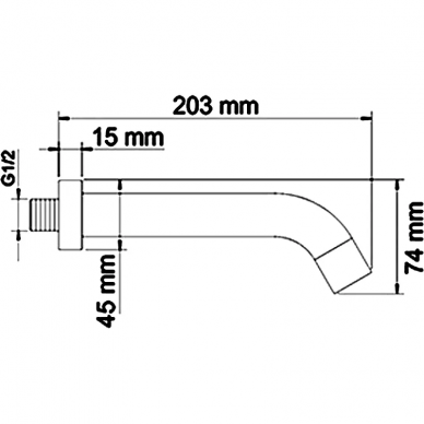 Душевая система Wasserkraft Alme (A171519 Thermo) с термостатом, хром 6
