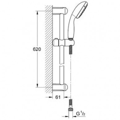 Комплект для душа Grohe BauLoop (118111) 3 в 1 2