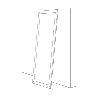 Зеркало Evoform Defenite floor (BY 6019) (112 см) (золотые дюны) 6