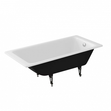 Ванна чугунная Delice Parallel (DLR220506R) 180х80 см, без антискользящего покрытия, с ручками 5