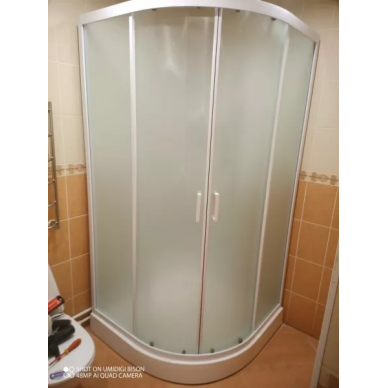 Душевая кабина Frank F420 M White (20010) 120х120х220 см, матовое стекло 6