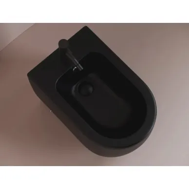Биде ноольное Ceramicanova Metropol (CN4005MB) чёрное матовое 6