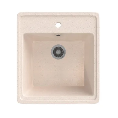 Мойка кухонная Mixline СТАНДАРТ ML-GMS10 551125 прямоугольная, бежевая 0