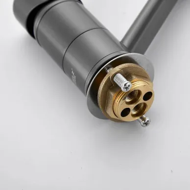 Смеситель для кухни BELZ B019 B19019-3 оружейная сталь 6