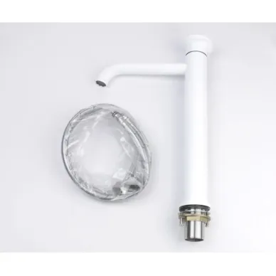 Смеситель для раковины Bronze de Luxe 9008W-Y белый/желтый 6