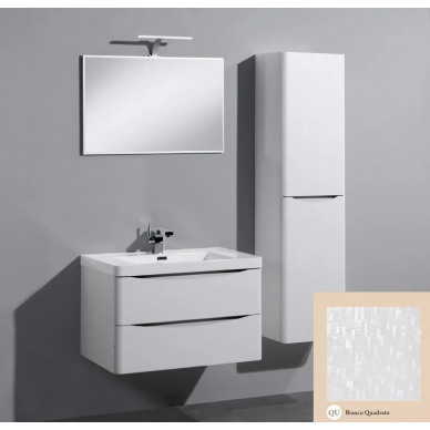 Тумба для ванной Belbagno Ancona-N (ANCONA-N-800-2C-SO-QU) белая клетка 0