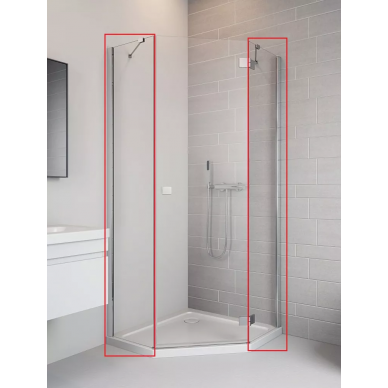 Боковые стенки Radaway Essenza (385056-01-01) (90x100 см) 0