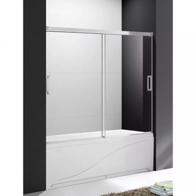 Душевая шторка Cezares Tandem Soft VF-2 (170 см) текстурное стекло 0
