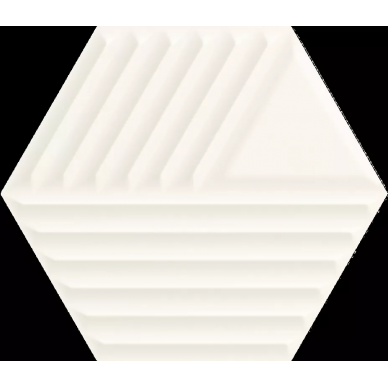 Woodskin Bianco Heksagon Struktura C 19.8x17.1 0