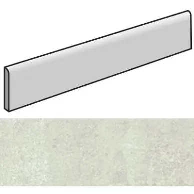 Alchemy 7.0 White Hammered rodapie 7.3x59.55 0