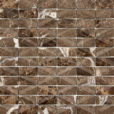 RO03MS436 Mosaico Net Emperador 30x30 0