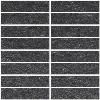 Мозаика RIVERSTONE LINE Чип 15*3,5 BLACK MATT 300X300 0