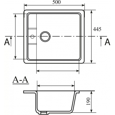 Мойка кухонная Mixline ML-GM28	(533505) белый 1