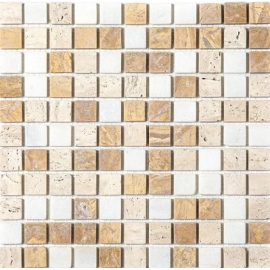 7MT-02-25T мозаика Мрамор 25x25 305х305 0