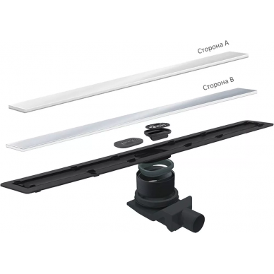 Душевой лоток Bettoserb Confluo Frameless Line 650 (13701213) white glass 5