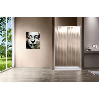 Душевая дверь Vincea Garda (VDS-1G160CH) 160x190 см, профиль хром/стекло шиншилла 7