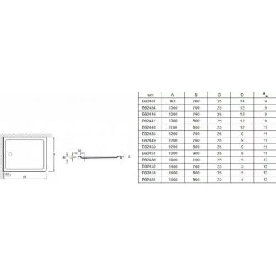 Душевой поддон Jacob Delafon Flight (E62650-F-00) 90х80 см, антискользящее покрытие, белый 5