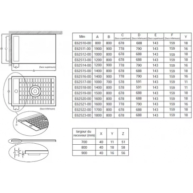 Поддон для душа Jacob Delafon Flight Neus (E62512-00) 100x80 см 6
