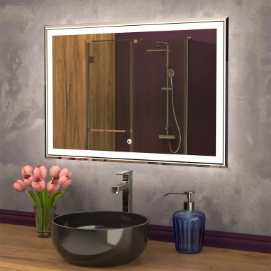 Зеркало Mixline Мелис (545206) 100х80 см, с подсветкой 0