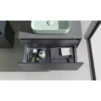Тумба для ванной Allen Brau Infinity 85 (1.21002.AM) c подсветкой. антрацит матовый 8