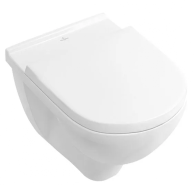 Чаша подвесного унитаза Villeroy & Boch O.Novo Directflush (5660HR01) с микролифтом 0
