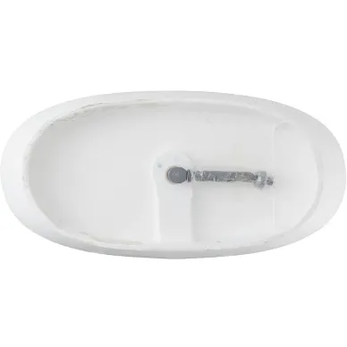 Ванна из искусственного камня Allen Brau Krion Oval 2.35003.21 170x80, белая матовая 6