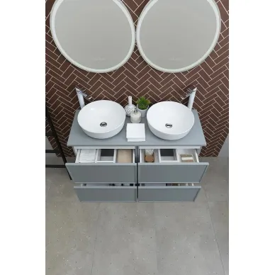 Тумба для ванной Aquanet Арт 313254 60 см, белая матовая 8
