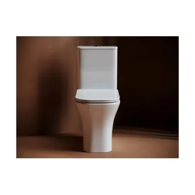 Унитаз напольный Ceramicanova Alfa Rimless CN9002 микролифт, белый 6