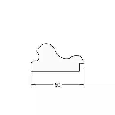 Зеркало Evoform Definite (BY 3011) (41 см) (бронзовые бусы на дереве) 1