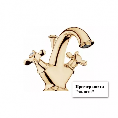 Смеситель для раковины Webert Karenina (KA750101010) (золото) 5