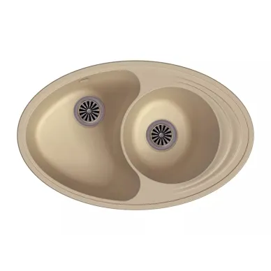 Мойка кухонная Ewigstein Elegant (E- W90KF бежевый) бежевый 0