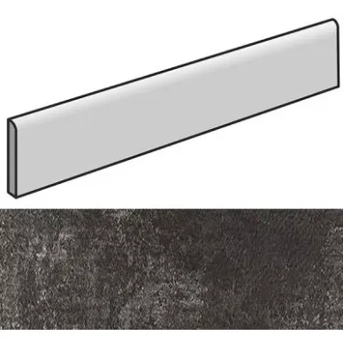 Alchemy 7.0 Black Natural rodapie 7.3x59.55 0