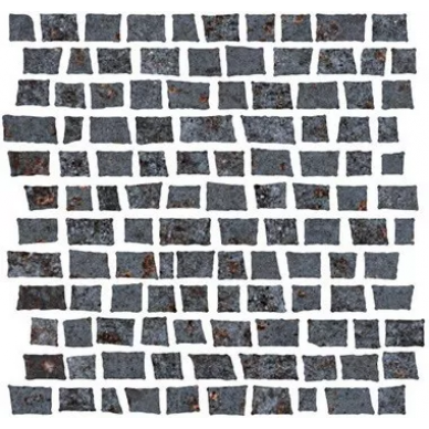 1062376 Mosaico Costruire Random Metallo Nero 30х30 0