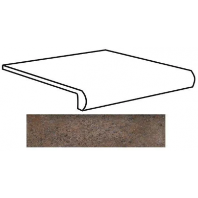 PELD. CURVO FERRO DI B. OMBRA 36x33 0