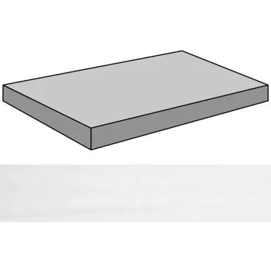 Forma White Stuccato Gradone Rec Ang 29.67x119.3 0