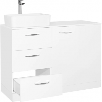 Тумба для ванной Style Line Берн (ЛС-000010046) 120 см, со столешницей под стиральную машину 7