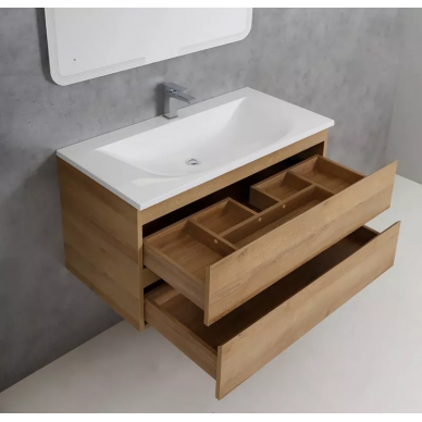 Тумба для ванной Cezares Molveno (MOLVENO-100-2C-SO-RRIV) (100 см) Rovere Rivera 6