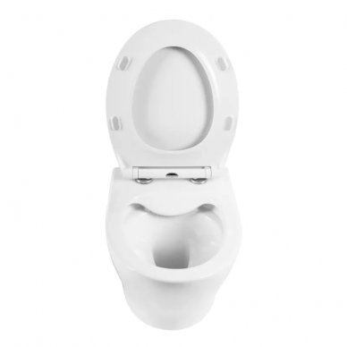 Чаша подвесного унитаза BelBagno Acqua (BB340CHR) без сиденья 6