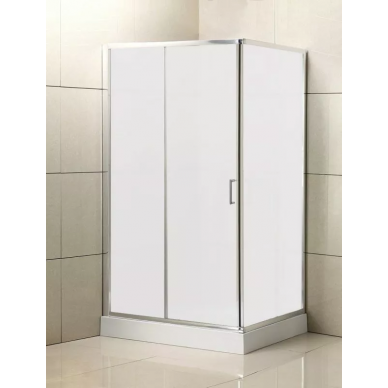 Душевой уголок BelBagno Uno (UNO-AH-1-110/80-M-Cr) 110х80х185 см, профиль хром/стекло матовое 0